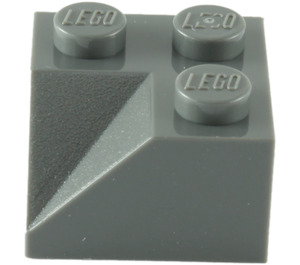 LEGO Sklon 2 x 2 (45°) s Dvojitý Concave (Hrubý povrch) (3046 / 4723)