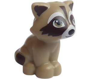 LEGO Tmavě žlutohnědá Raccoon s Dark Hnědá (78743)