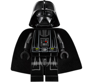 LEGO Darth Vader s Bílá Hlava a Stretchable Plášť s Printed Zpět Minifigurka