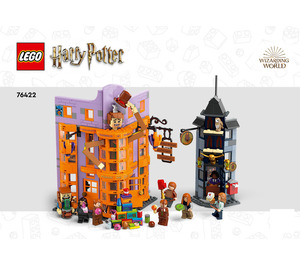 LEGO Diagon Alley: Weasleys' Wizard Wheezes 76422 Instrukce