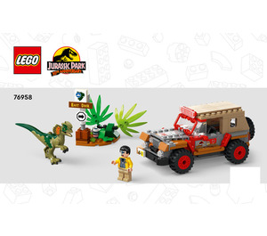 LEGO Dilophosaurus Ambush 76958 Instrukce