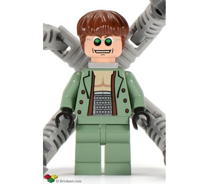 LEGO Doc Ock s Pískově zelená Výstroj a Tenký Toothy Smile Minifigurka