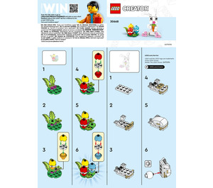 LEGO Easter Bunny with Colourful Eggs 30668 Instrukce