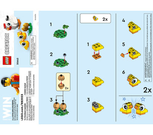 LEGO Easter Chickens 30643 Instrukce