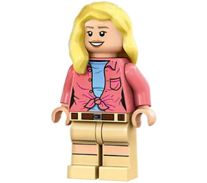 LEGO Ellie Sattler s Korálová Horní Minifigurka