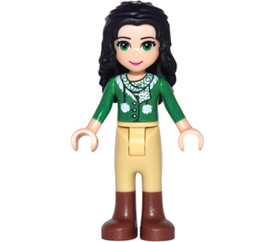 LEGO Emma s Zelená Horní  Minifigurka