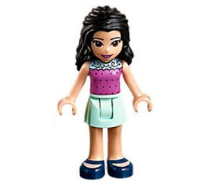 LEGO Emma s Fialová Horní Minifigurka