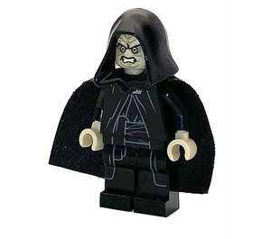 LEGO Emperor Palpatine s Barva opálení Hlava a Starched Plášť (zavřený Ústa / Bared Zuby) Minifigurka