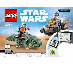 LEGO Escape Pod vs. Dewback Microfighters 75228 Instrukce