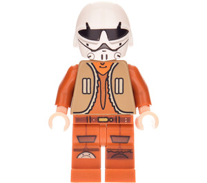 LEGO Ezra Bridger s Tmavě žlutohnědá Vesta a Helma Minifigurka