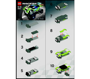 LEGO Fat Trax 8663 Instrukce