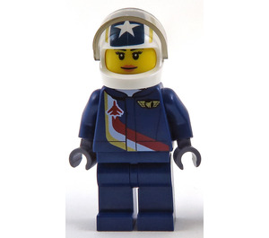 LEGO ženský Jet Pilot Minifigurka