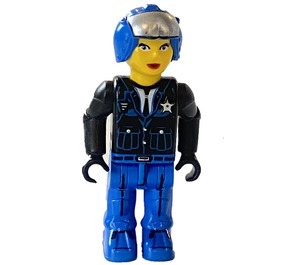 LEGO ženský Policejní důstojník s Modrá Helma Minifigurka