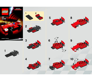 LEGO Ferrari 150 Italia 30190 Instrukce