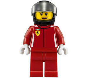 LEGO Ferrari driver Minifigurka
