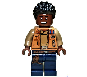 LEGO Finn s Dark Modrá Nohy Minifigurka