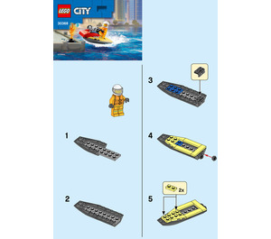 LEGO oheň Rescue Water Scooter 30368 Instructions