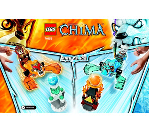 LEGO Fire vs. Ice 70156 Instrukce