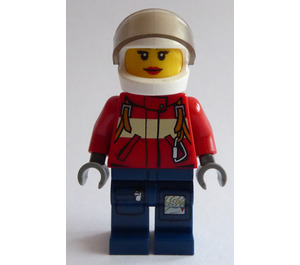 LEGO Hasič ženský Pilot Minifigurka