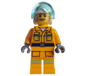 LEGO Hasič Pilot s Knír Minifigurka