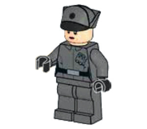 LEGO First Order Officer s Šedá Uniform (ženský) Minifigurka