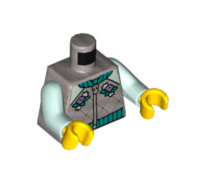 LEGO Bunda s Aqua Paže Trup (973 / 76382)