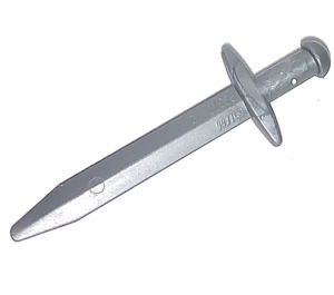 LEGO Flat Silver Dlouho meč s Thin Crossguard (98370)