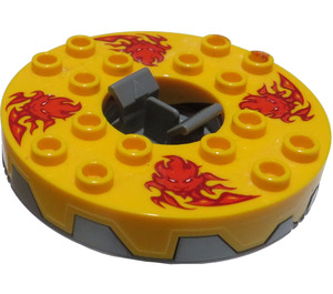 LEGO Ninjago Spinner s Yellow Horní a Red Flames a Lions (98354)