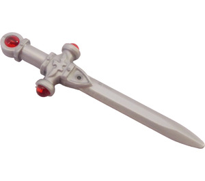 LEGO meč s Průhledný Red Jewels (68503)