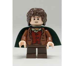 LEGO Frodo Baggins s Zelená Plášť Minifigurka