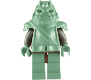 LEGO Gamorrean Stráž (Pískově zelená) s Hnědá Boky Minifigurka