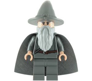 LEGO Gandalf the Grey s Čepice a Plášť s Krátký Cheek Lines Minifigurka