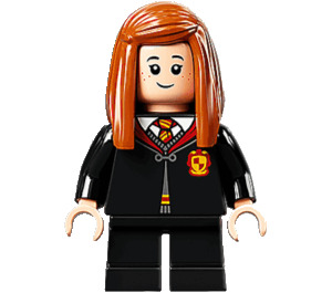 LEGO Ginny Weasley s Černá Bunda a Kalhoty Minifigurka