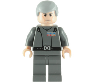 LEGO Grand Moff Tarkin s Šedá Uniform a Hladký Vlasy Minifigurka