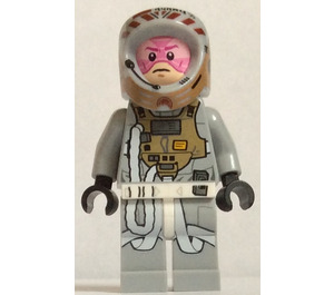 LEGO Šedá Squadron Pilot Minifigurka