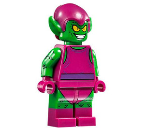 LEGO Zelená Goblin s Světle zelená Skin a Magenta Výstroj Minifigurka