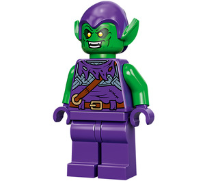 LEGO Zelená Goblin s Světle zelená Skin a Prostý Nohy Minifigurka