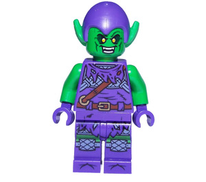 LEGO Zelená Goblin s Světle zelená Skin a Printed Nohy Minifigurka