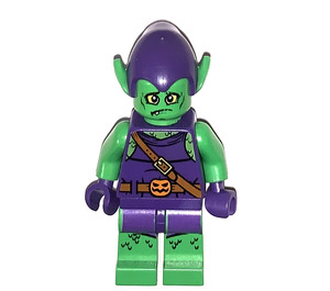 LEGO Zelená Goblin s Světle zelená Skin a Dýně Pás Minifigurka