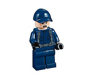 LEGO Stráž bez Zvednutý Eyebrow Minifigurka