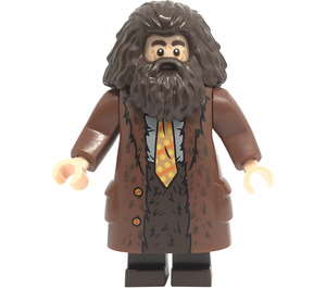 LEGO Hagrid s Reddish Hnědá Coat a Dark Hnědá Vlasy Minifigurka