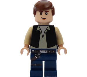 LEGO Han Solo s Černá Vesta a Dark Modrá Nohy  Minifigurka