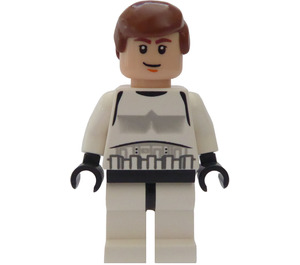 LEGO Han Solo s Stormtrooper Disguise Minifigurka (Úsměv)