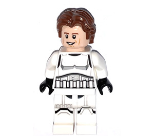 LEGO Han Solo s Stormtrooper Disguise s Printed Nohy a Rameno Belts Minifigurka