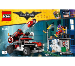 LEGO Harley Quinn Cannonball Attack 70921 Instrukce