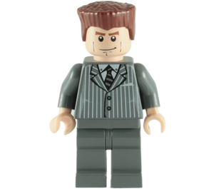 LEGO Harry Osborn s Dark Stone Šedá Oblek Minifigurka