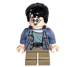 LEGO Harry Potter s Sand Modrá Bunda a Dirty Tvář Minifigurka