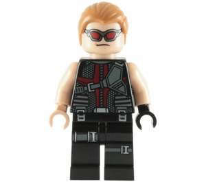 LEGO Hawkeye s Tmavě červená a česané Vlasy Minifigurka