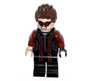 LEGO Hawkeye s Tmavě červená a Spiky Vlasy Minifigurka