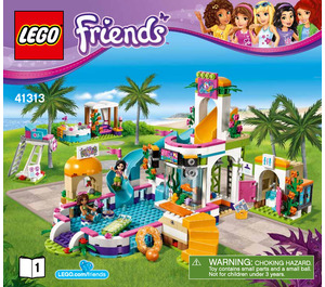 LEGO Heartlake Summer Pool 41313 Instrukce